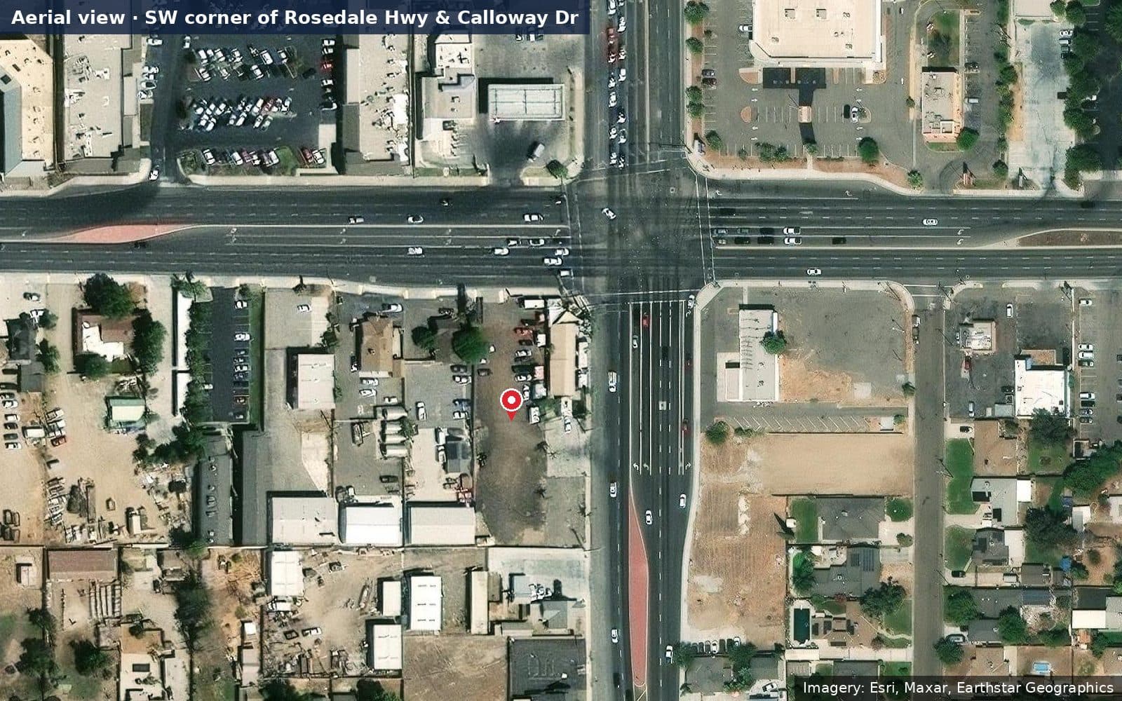 Hard-Corner Commercial Land — 9711 Rosedale Hwy